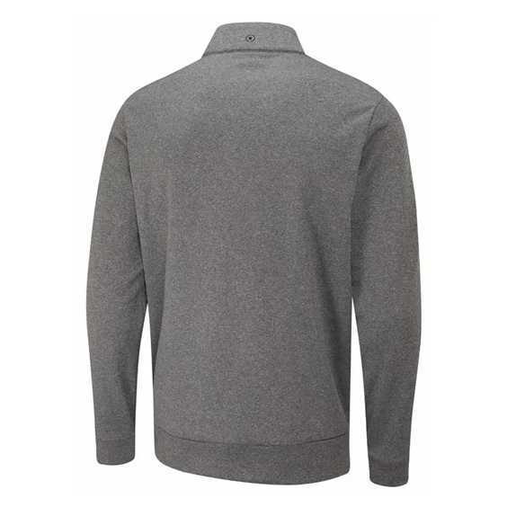 Ping Aiden Hybrid fleece pánská bunda, asphalt marl/black