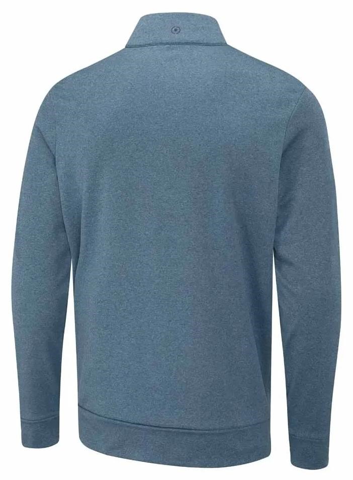 Ping Aiden Hybrid fleece pánská bunda, blue fusion marl/blue fusion
