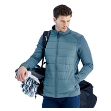 Ping Aiden Hybrid fleece pánská bunda, blue fusion marl/blue fusion