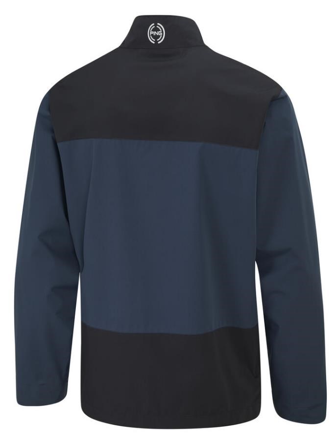 Ping AquaDrive Waterproof pánská nepromokavá bunda, oxford blue/black