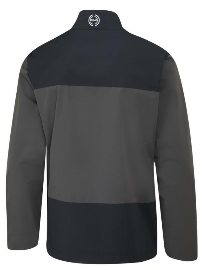 Ping AquaDrive Waterproof pánská nepromokavá bunda, černo/šedá