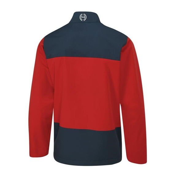 Ping AquaDrive Waterproof pánská nepromokavá bunda, classic red/oxford blue