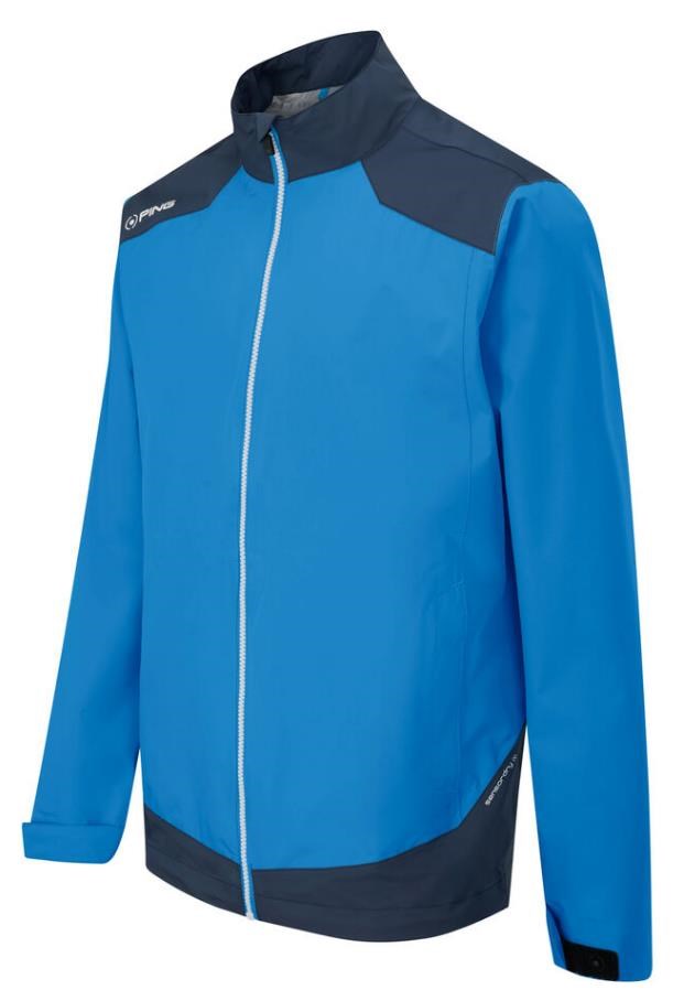 Ping AquaDrive Waterproof pánská nepromokavá bunda, modrá