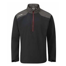 Ping AquaDrive Half-Zip Waterproof pánská nepromokavá bunda, black/asphalt