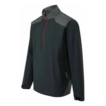Ping AquaDrive Half-Zip Waterproof pánská nepromokavá bunda, black/asphalt