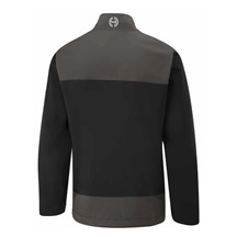 Ping AquaDrive Half-Zip Waterproof pánská nepromokavá bunda, black/asphalt