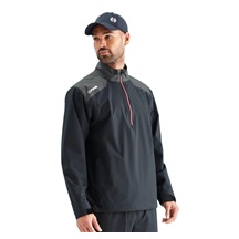 Ping AquaDrive Half-Zip Waterproof pánská nepromokavá bunda, black/asphalt