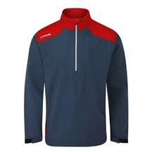 Ping AquaDrive Half-Zip Waterproof pánská nepromokavá bunda, oxford blue/classic red