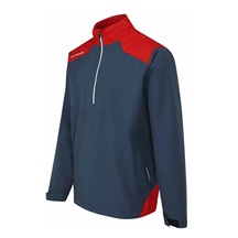 Ping AquaDrive Half-Zip Waterproof pánská nepromokavá bunda, oxford blue/classic red