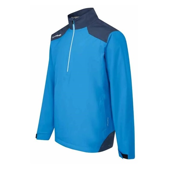 Ping AquaDrive Half-Zip Waterproof pánská nepromokavá bunda, modrá