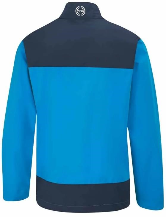Ping AquaDrive Half-Zip Waterproof pánská nepromokavá bunda, modrá