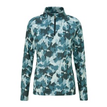 Ping Jasmine Printed long Sleeve dámský top, navy multi