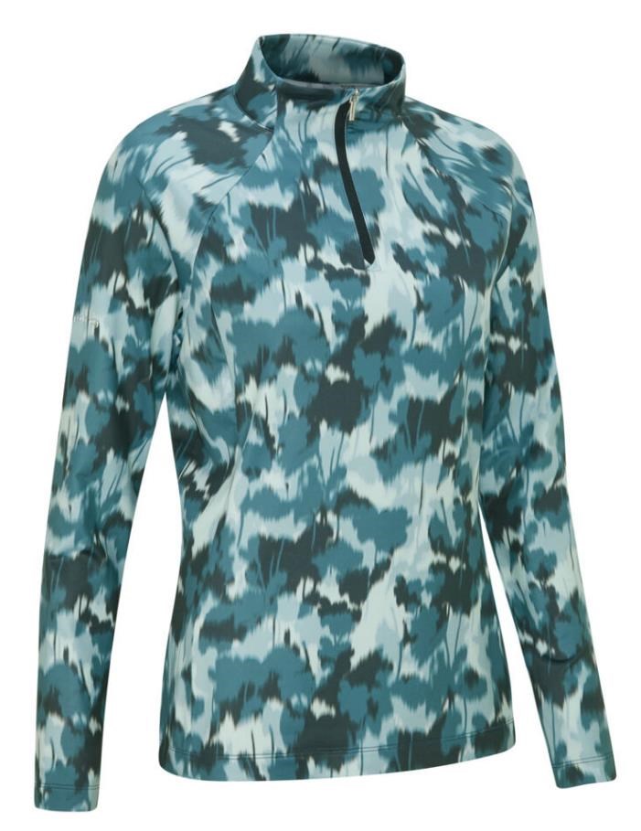 Ping Jasmine Printed long Sleeve dámský top, navy multi