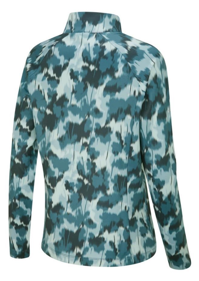 Ping Jasmine Printed long Sleeve dámský top, navy multi