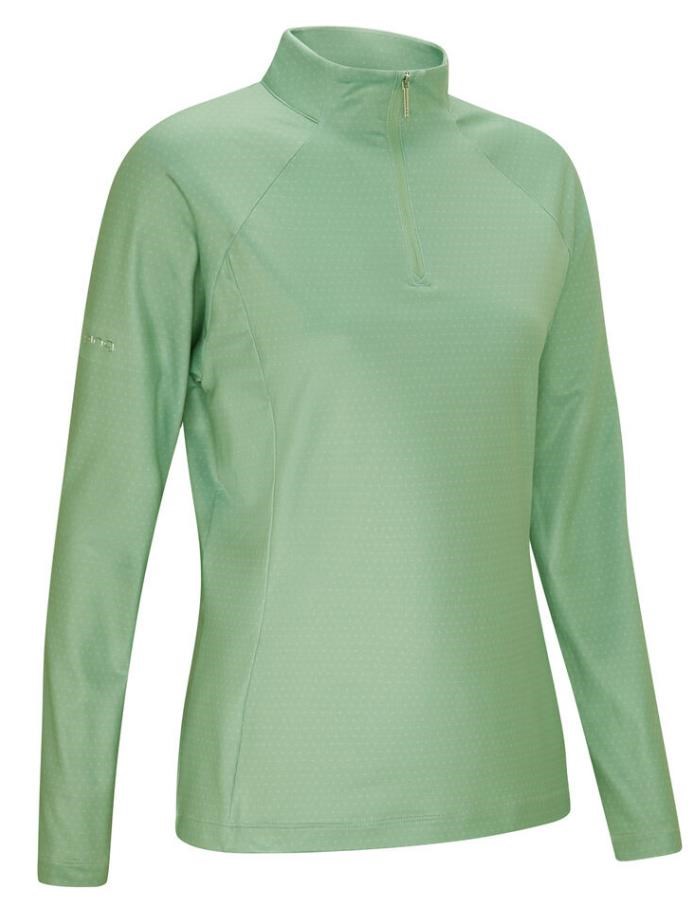 Ping Jasmine Printed long Sleeve dámský top, eucalyptus multi