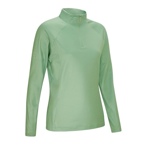 Ping Jasmine Printed long Sleeve dámský top, eucalyptus multi