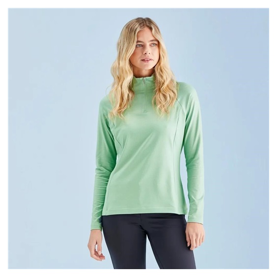 Ping Jasmine Printed long Sleeve dámský top, eucalyptus multi