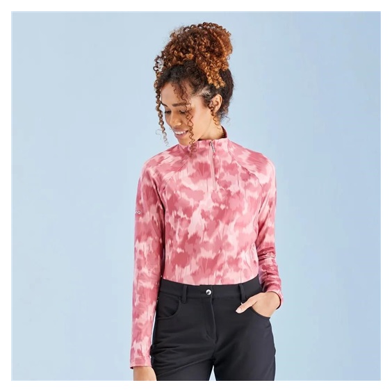 Ping Jasmine Printed long Sleeve dámský top, rose multi