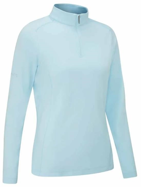 PING Aveline Half Zip dámská mikina, crystal blue