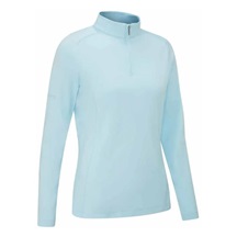 PING Aveline Half Zip dámská mikina, crystal blue