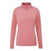 PING Aveline Half Zip dámská mikina, muted pink