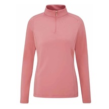 PING Aveline Half Zip dámská mikina, muted pink