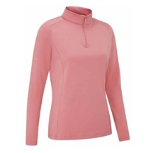PING Aveline Half Zip dámská mikina, muted pink