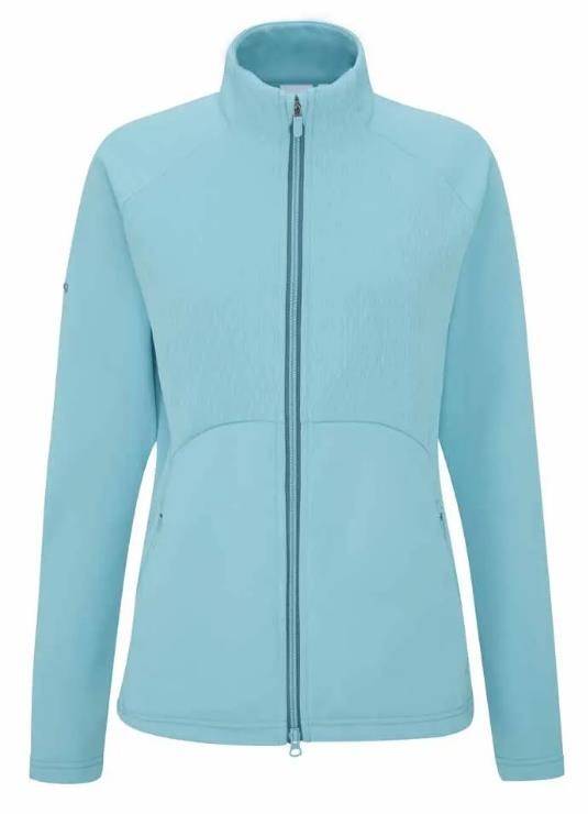 Ping Catherine Full zip fleece dámská mikina, oasis