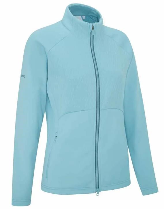 Ping Catherine Full zip fleece dámská mikina, oasis