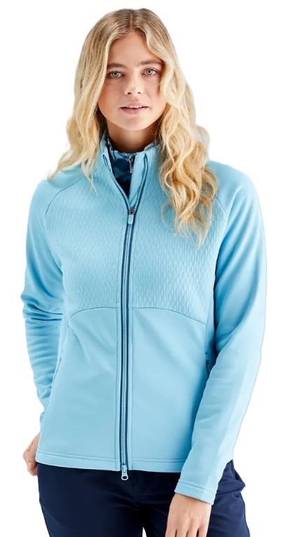 Ping Catherine Full zip fleece dámská mikina, oasis