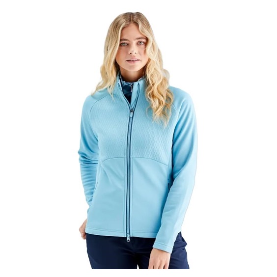 Ping Catherine Full zip fleece dámská mikina, oasis