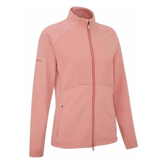 Ping Catherine Full zip fleece dámská mikina, růžová