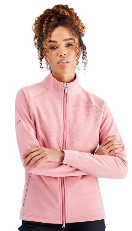 Ping Catherine Full zip fleece dámská mikina, růžová
