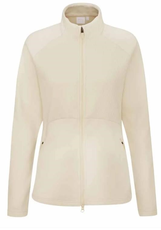 Ping Catherine Full zip fleece dámská mikina, chalk