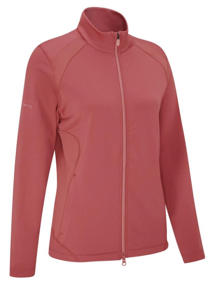 Ping Eda Lightweight Full Zip dámská mikina, rose