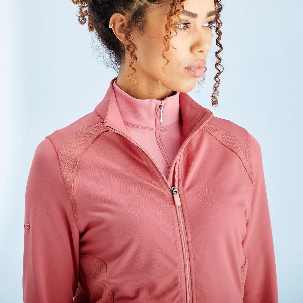 Ping Eda Lightweight Full Zip dámská mikina, rose