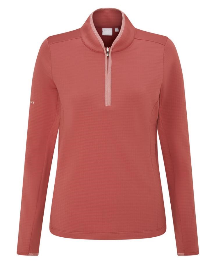 Ping Abigale Performance Fleece dámská mikina, růžová