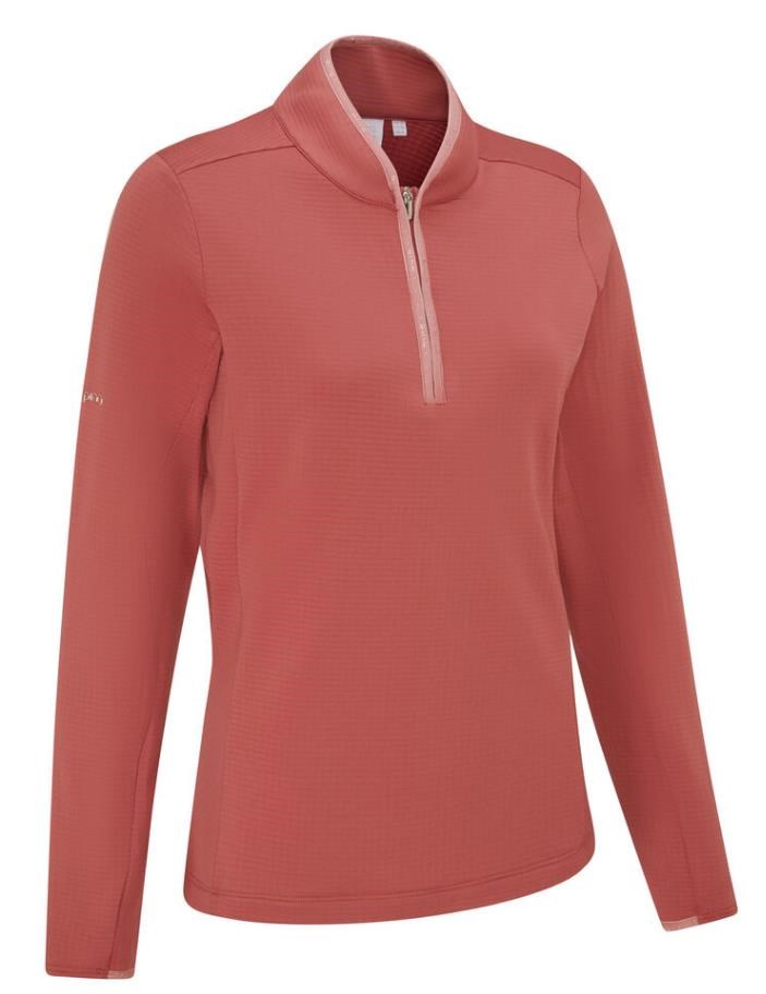 Ping Abigale Performance Fleece dámská mikina, růžová
