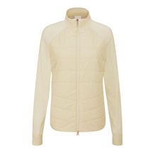 Ping Fran Hybrid full-zip dámská bunda, chalk/egret