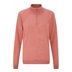 Ping Melodie Half-zip lined dámský svetr, muted pink
