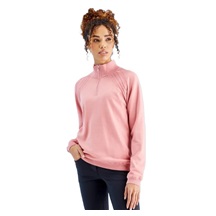 Ping Melodie Half-zip lined dámský svetr, muted pink