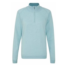 Ping Melodie Half-zip lined dámský svetr, opal