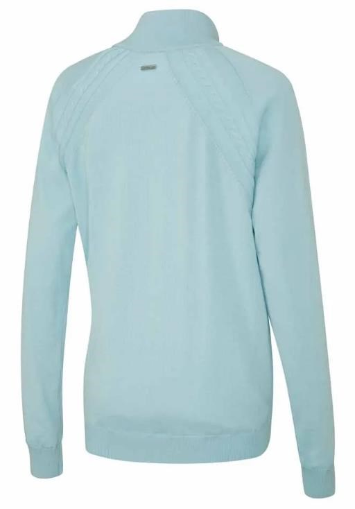 Ping Melodie Half-zip lined dámský svetr, opal