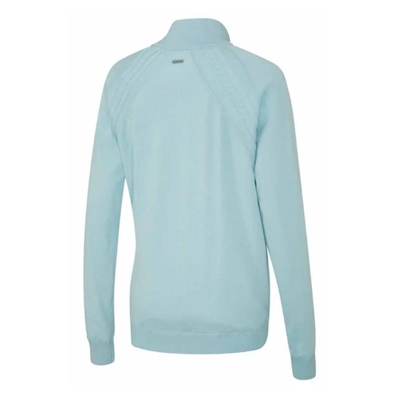 Ping Melodie Half-zip lined dámský svetr, opal