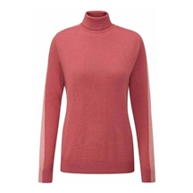 Ping Lockett Roll neck dámský svetr, rose/muted pink