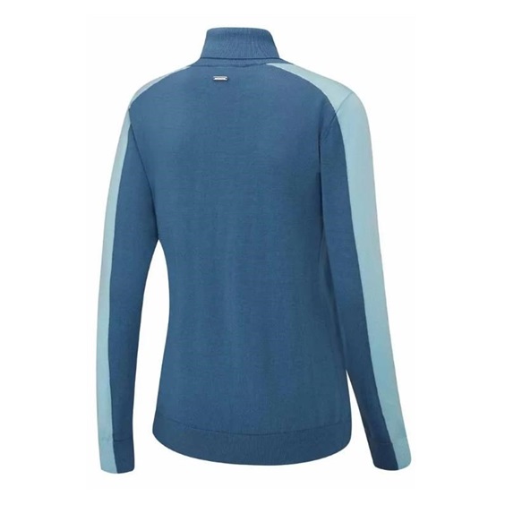 Ping Lockett Roll neck dámský svetr, blue fusion/crystal blue