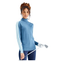 Ping Lockett Roll neck dámský svetr, blue fusion/crystal blue