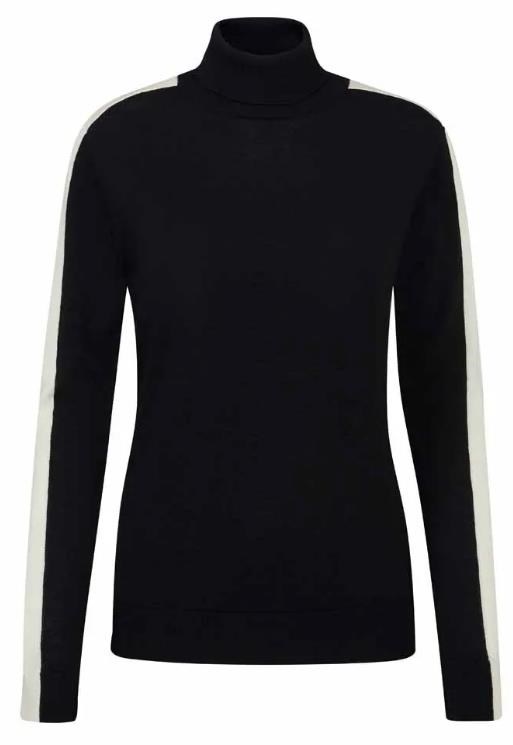 Ping Lockett Roll neck dámský svetr, black/chalk