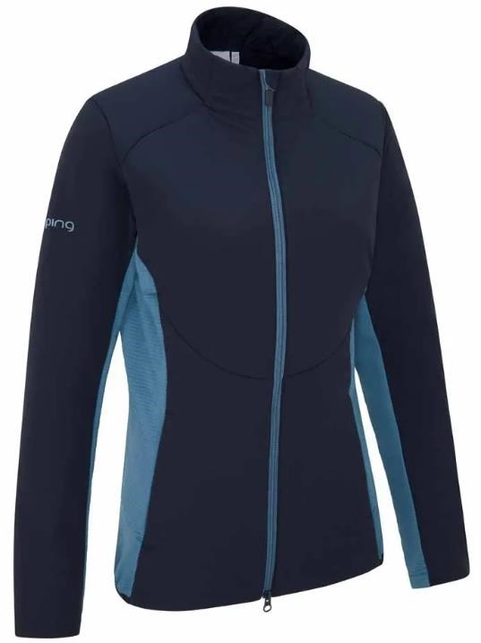 Ping Casey insulated hybrid dámská bunda, navy/blue fusion
