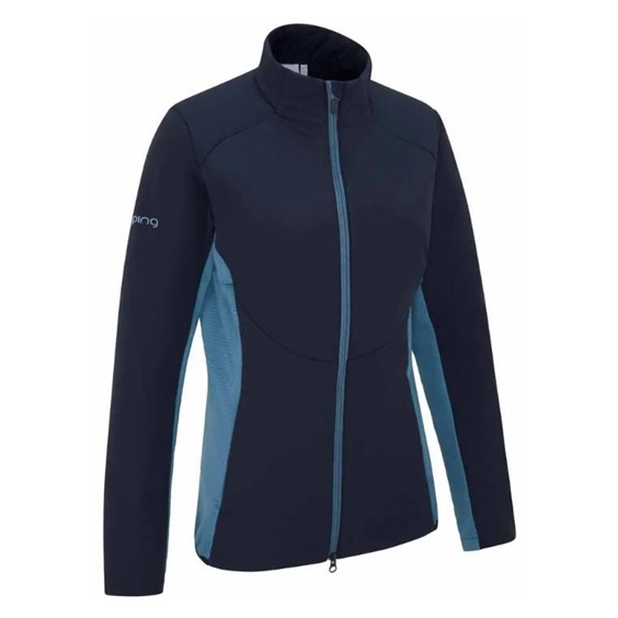 Ping Casey insulated hybrid dámská bunda, navy/blue fusion